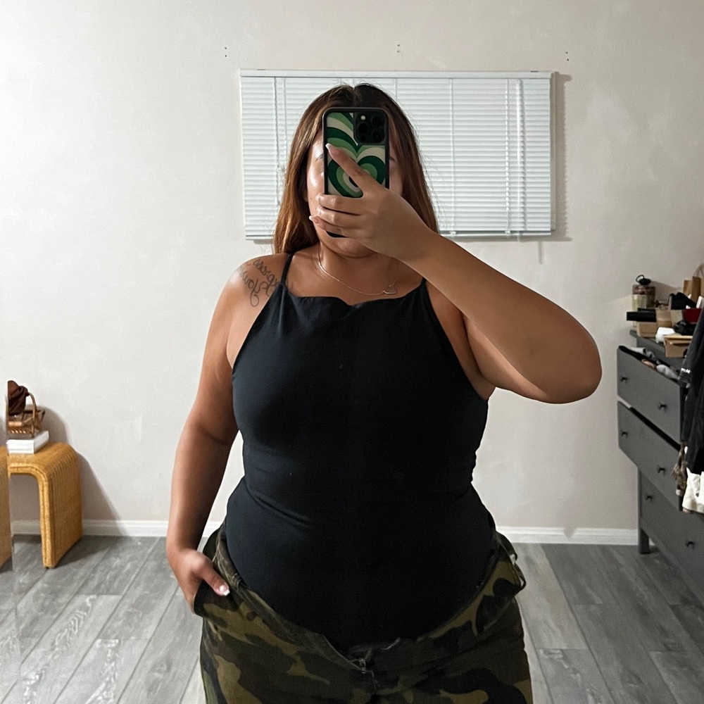Cotton seamless bodysuit